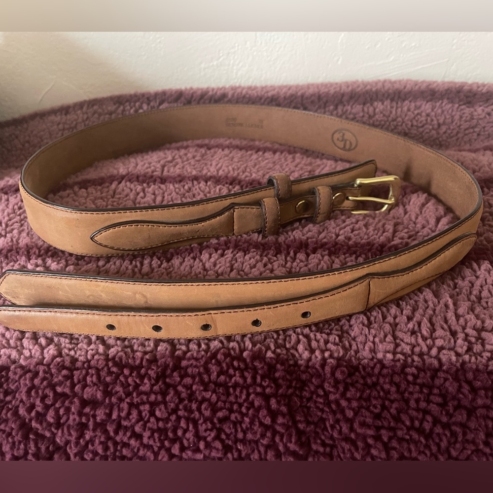 Brown Leather Belt - Picture 4 of 4
